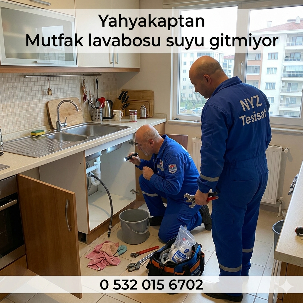 Yahyakaptan Mutfak Lavabosu Suyu Gitmiyor