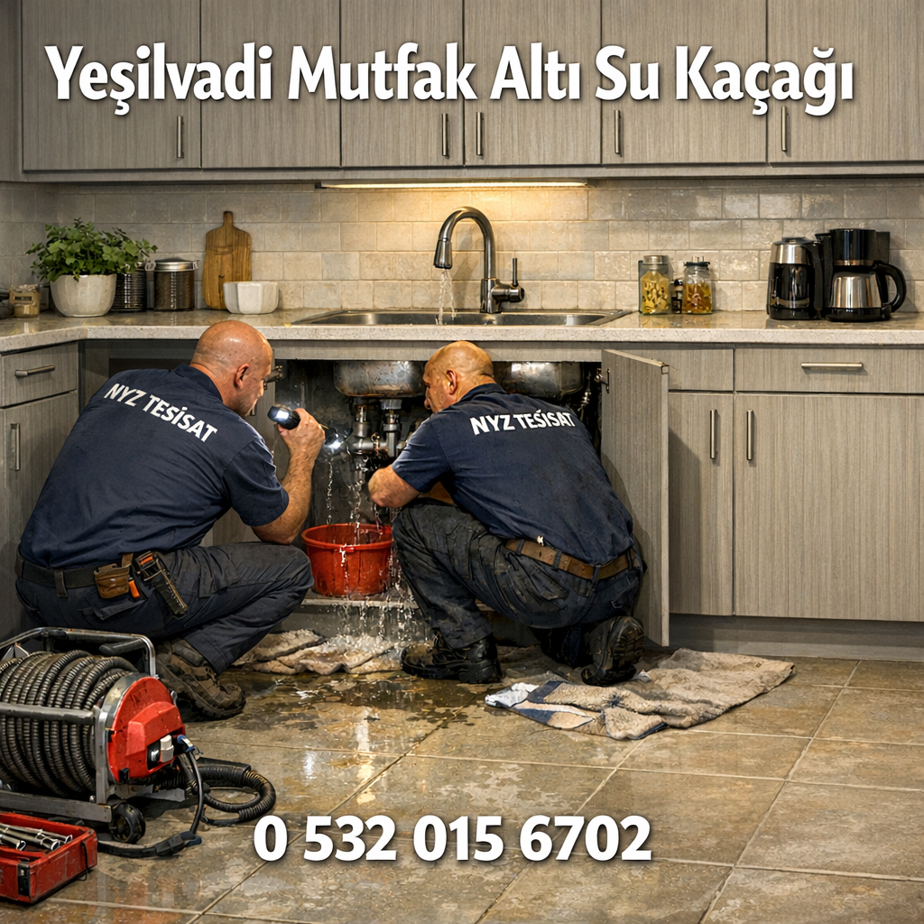 Yeşilvadi Mutfak Altı Su Kaçağı