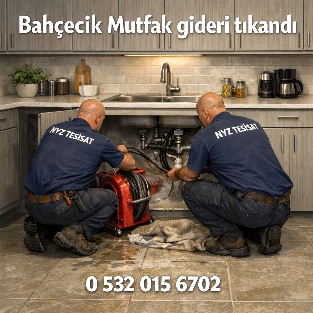 Bahçecik Mutfak Gideri Tıkandı