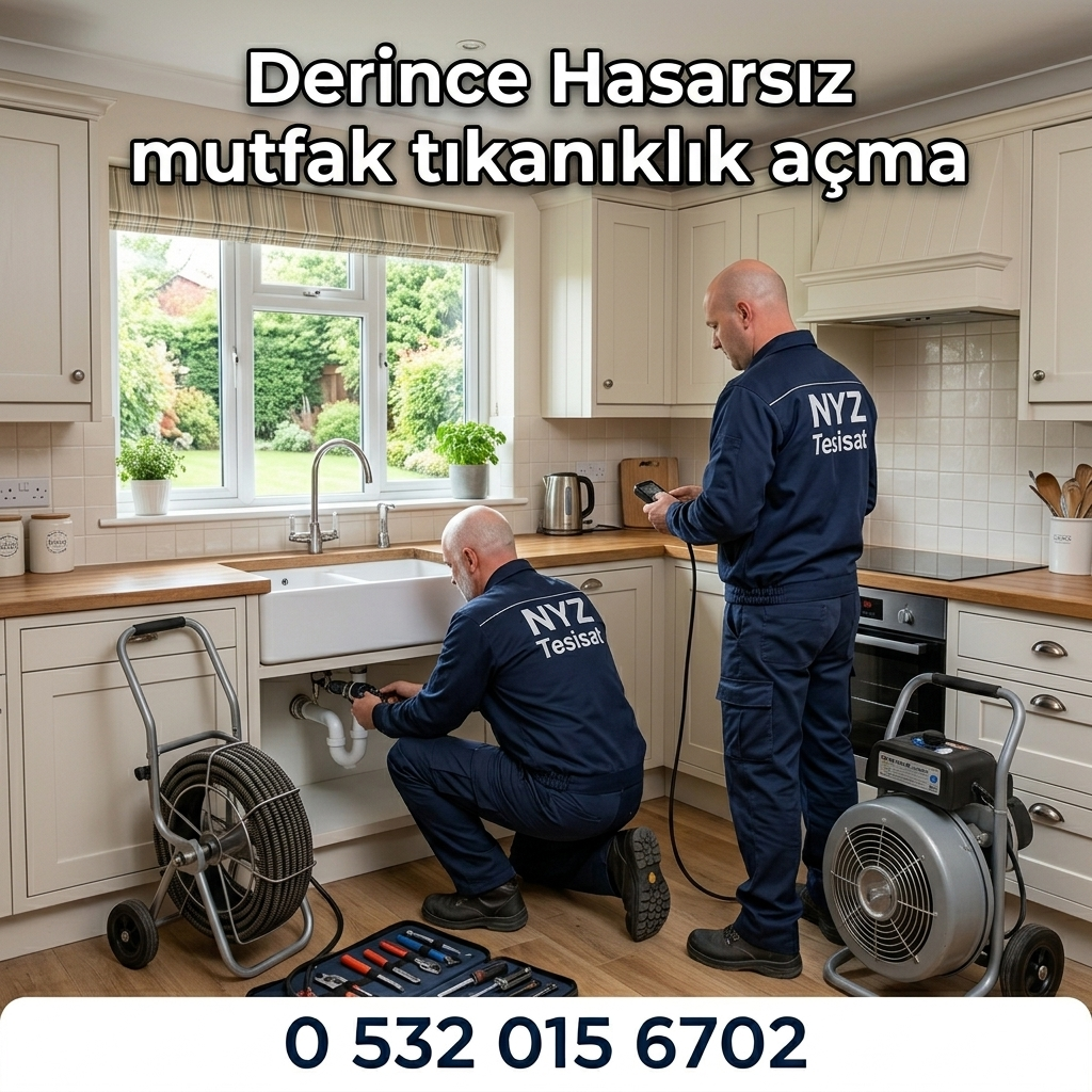 Derince Hasarsız Mutfak Tıkanıklık Açma
