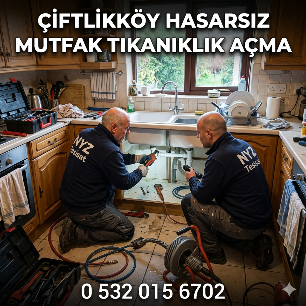 Çiftlikköy Hasarsız Mutfak Tıkanıklık Açma