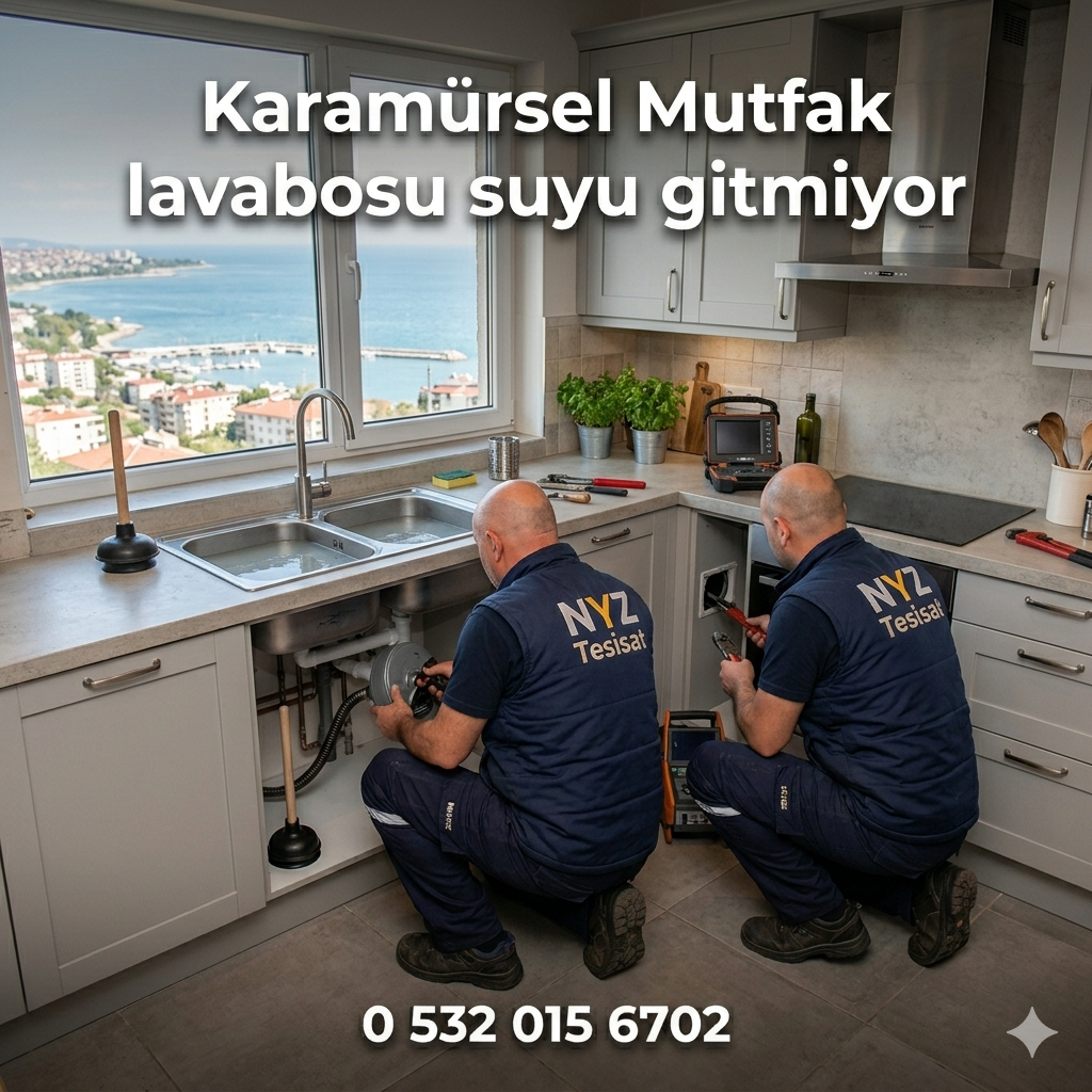 Karamürsel Mutfak Lavabosu Suyu Gitmiyor