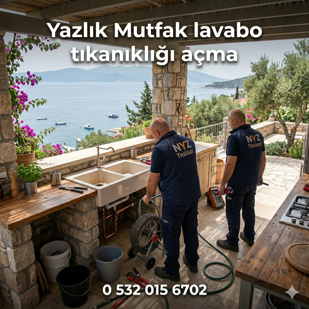Yazlık Mutfak Lavabo Tıkanıklığı Açma