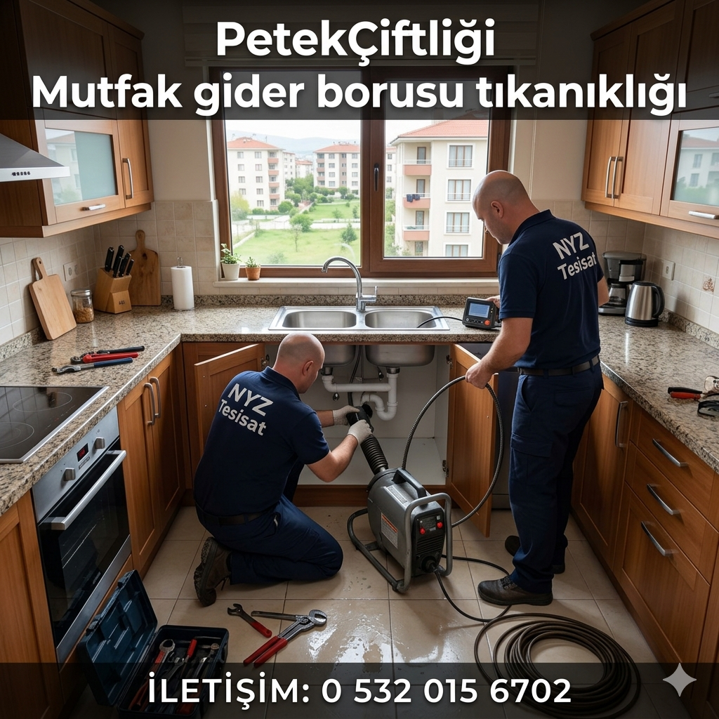 PetekÇiftliği Mutfak Gider Borusu Tıkanıklığı